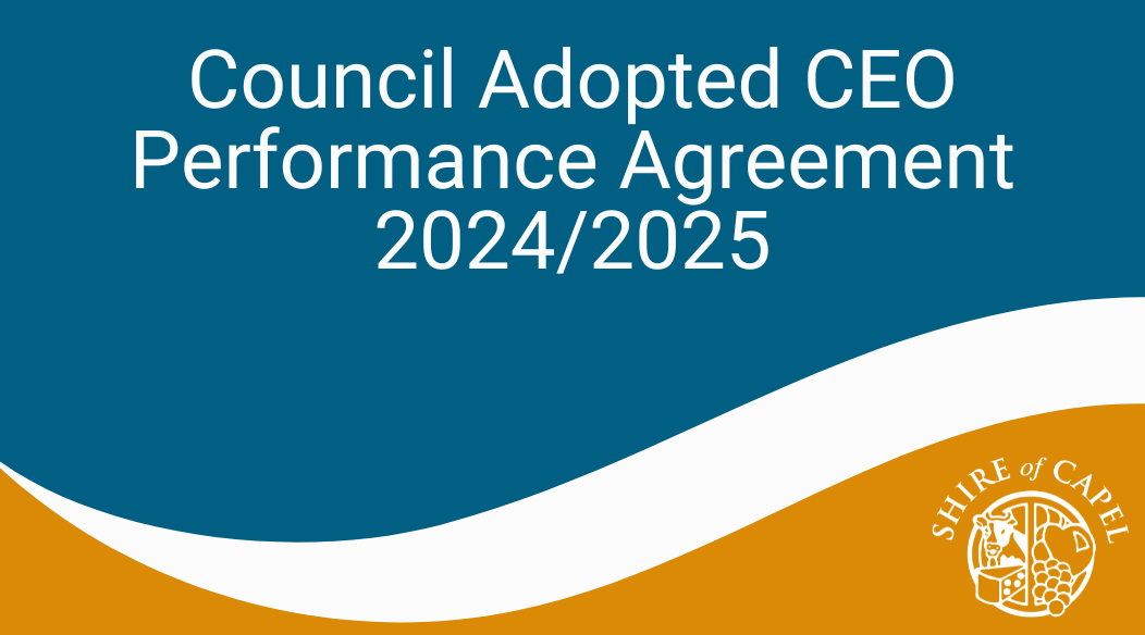 Council Adopted (CEO) Chief Executive Officer Performance Agreement