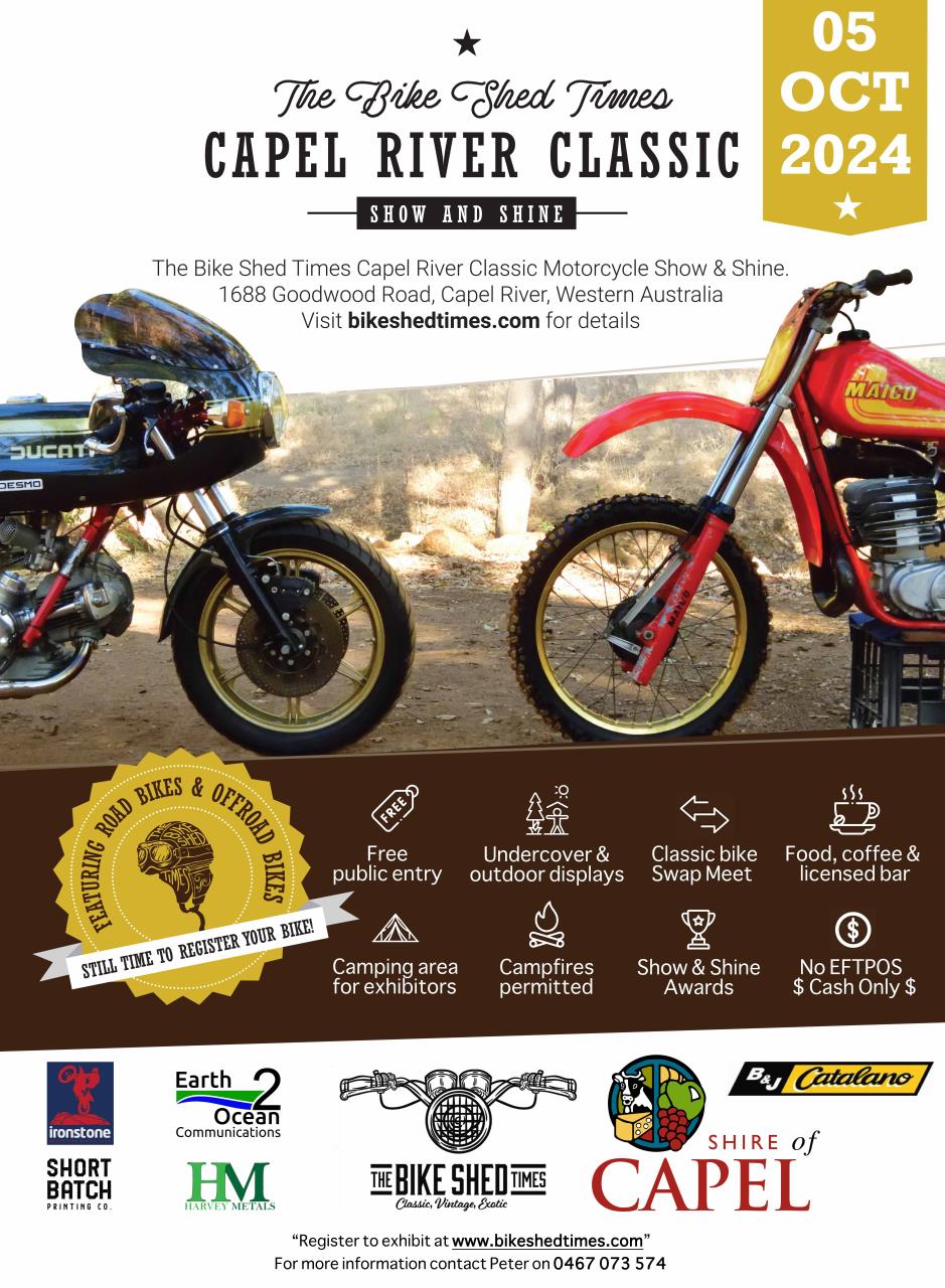 Capel River Classic Motorcycle Show & Shine 2024