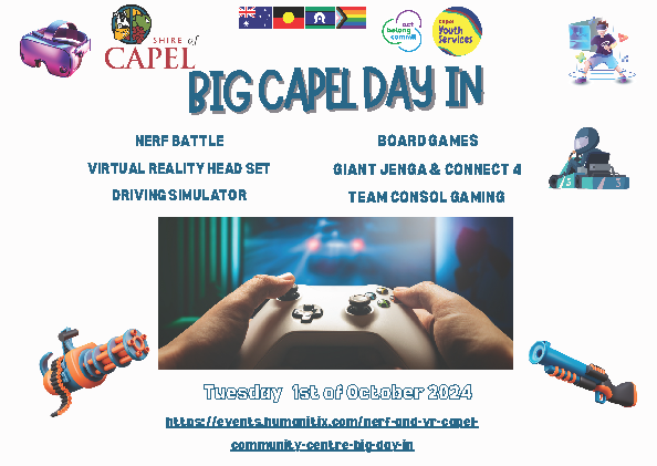 Inzone- Capel Big Day In - Nerf War, VR & Gaming