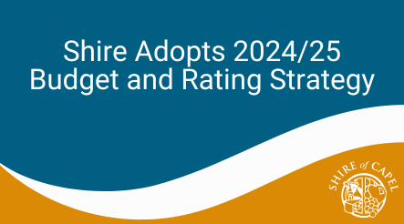 Shire Adopts 2024/25 Budget and Rating Strategy