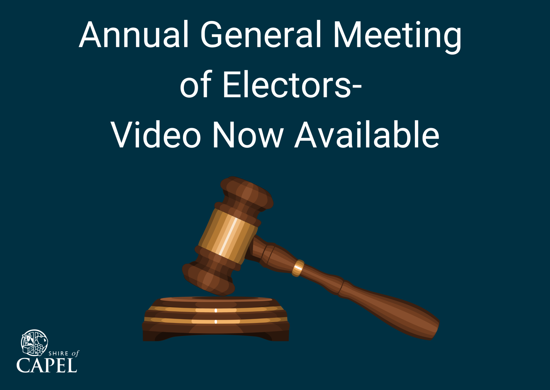 Annual Electors Meeting- Video Now Available